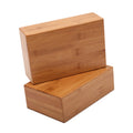 KOMBIUDA 1pc Natural Brick Smooth Surface Wooden Block for Yoga Practice Training and Meditation Lightweight and Portable Fitnes