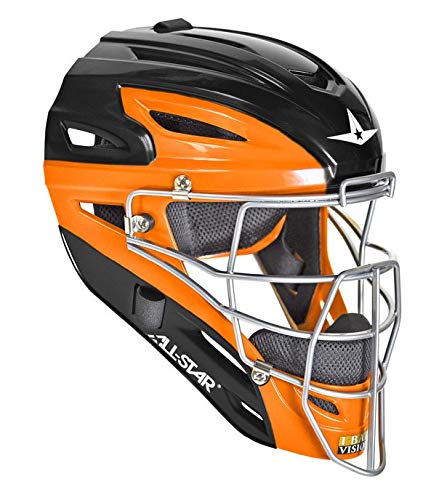 All-Star System 7 Axis Youth Two Tone Catchers Set, Blackorange
