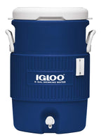Igloo Seat Top Beverage Cooler With Cup Dispenser (5-Gallon, Ocean Blue)