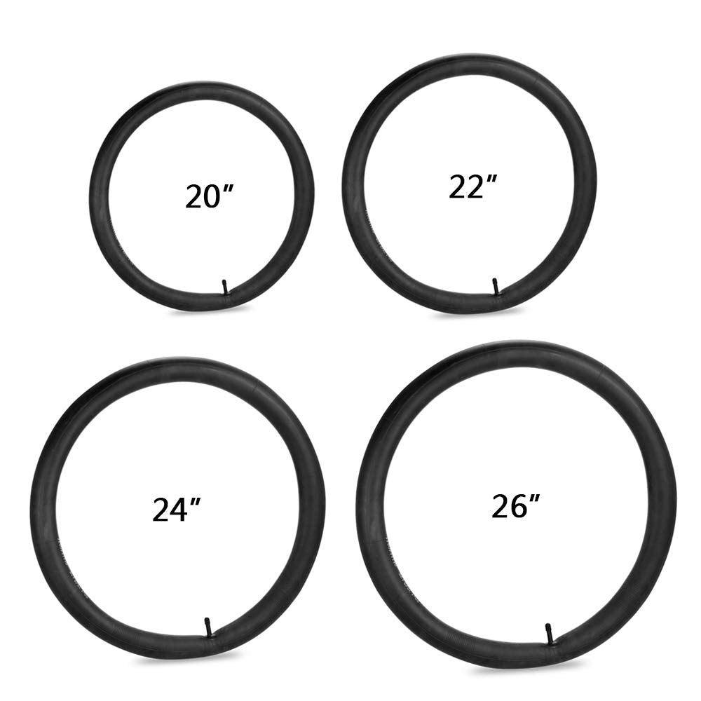2 Pack Bike Tube With 3 Tire Levers, 26''1.75/1.95/2.10/2.125 Bicycle Inner Tube Tyres Road Mtb Bike Interior Tire Tube Anti Pun