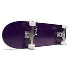 [Ccs] Logo Skateboard Complete Purple 7.00'' - Maple Wood - Professional Grade - Fully Assembled With Skate Tool And Stickers -