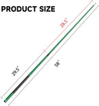 Gse 58'' 2-Piece Fiberglass Graphite Composite Billiard Pool Cue Stick (Matte Green, 18Oz)
