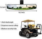10L0L Panoramic Convex Golf Cart Mirror For Ezgo, Club Car, Yamaha, Golf Cart Rear View Mirror