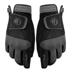 Taylormade Golf Rain Control Glove (Black/Gray, Large), Black/Gray(Large, Pair)
