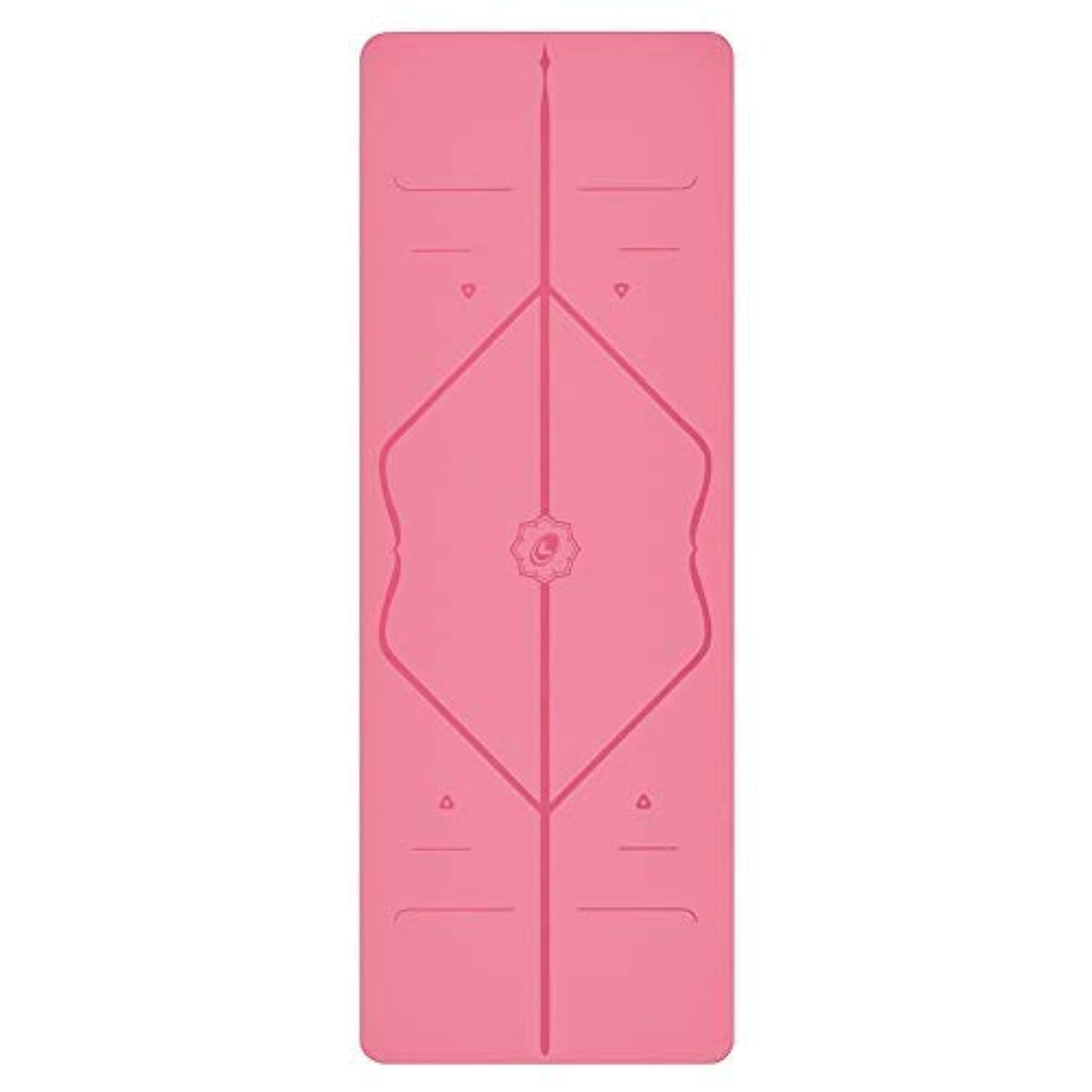 Liforme Travel Yoga Mat - Free Yoga Bag Included - Patented Alignment System, Warrior-Like Grip, Non-Slip, Eco-Friendly, Ultra-L