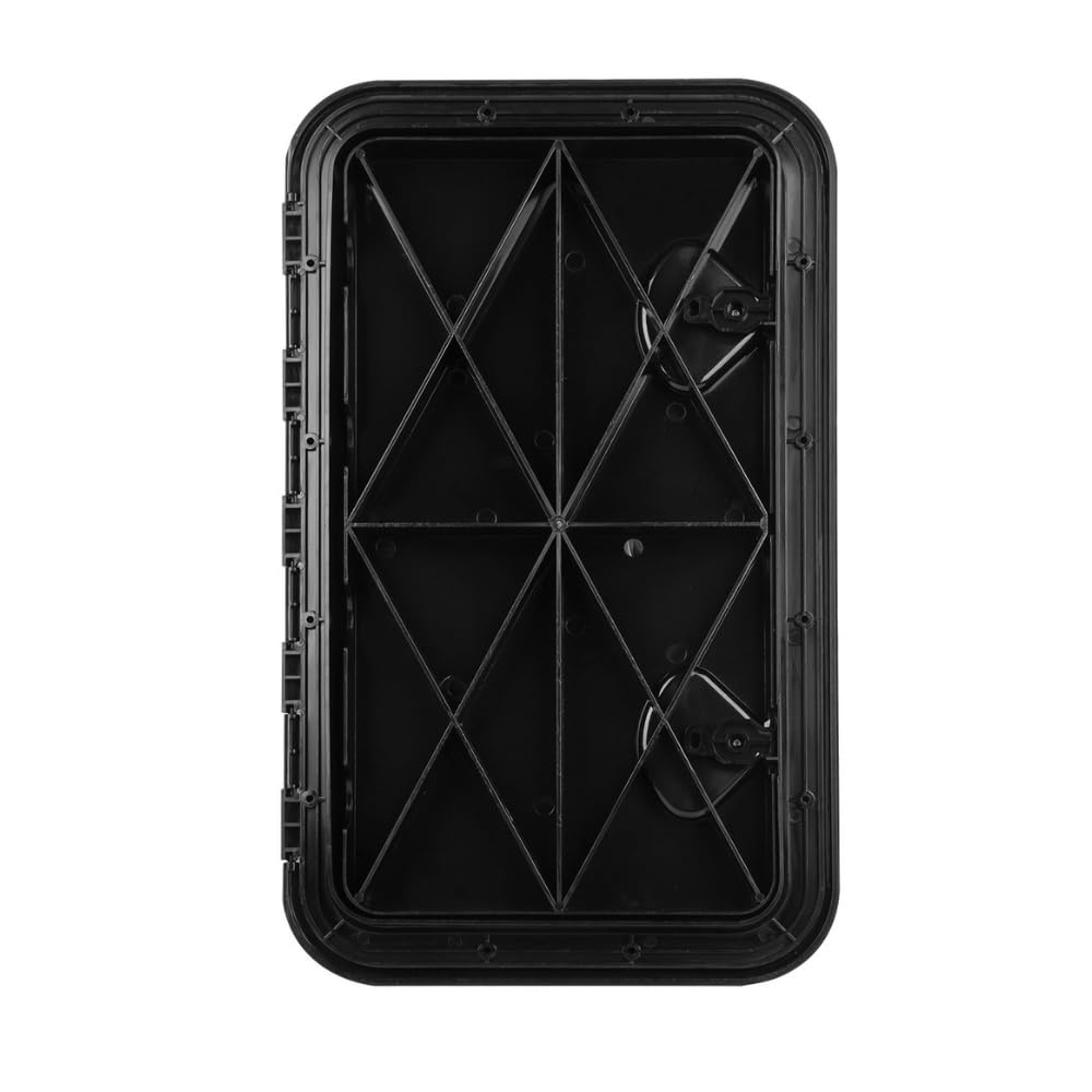 Seaflo Marine Boat Deck Access Hatch & Lid 23.9'' X 13.9'', Black, 606Mm X 353Mm