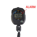 6 Pack Multi-Function Electronic Digital Sport Stopwatch Timer, Large Display With Date Time And Alarm Function,Suitable For Spo