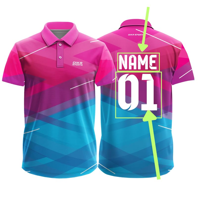 Dika Sports Custom Jersey For Women Cricket TShirt Training Sports Shirts For Menfootball Jersey | 2 Year To 5Xl