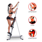 Maxiclimber Vertical Climber Combines Resistance Training And High-Intensity Cardio For A Full Body Workout. Free Coach-Led Clas