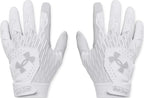 Under Armour Boys Clean Up T Ball Gloves, (100) White/Halo Gray/Halo Gray, One Size Fits Most