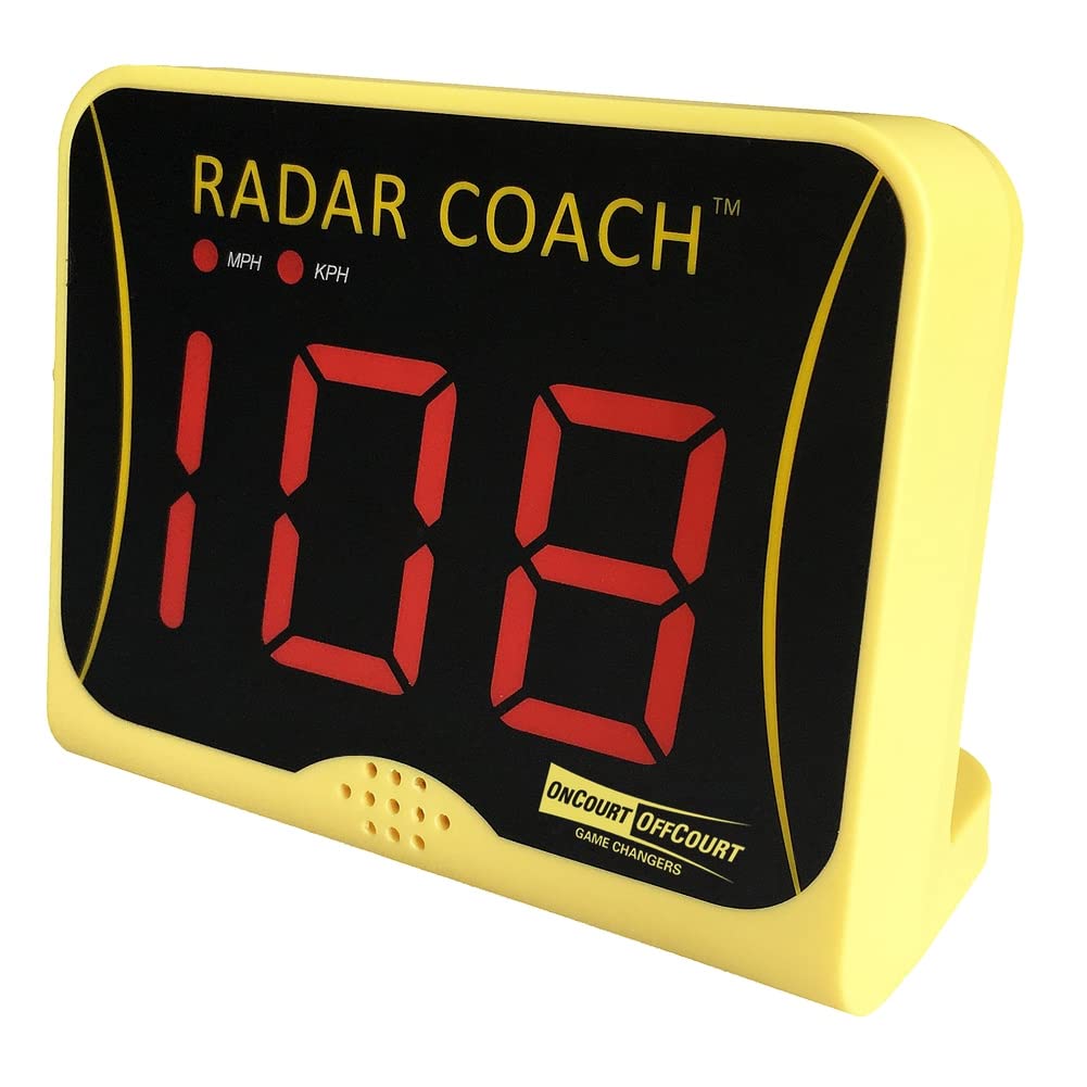 Oncourt Offcourt Sports Radar Coach - Measure Ball Speed for Tennis, Pickleball - Portable