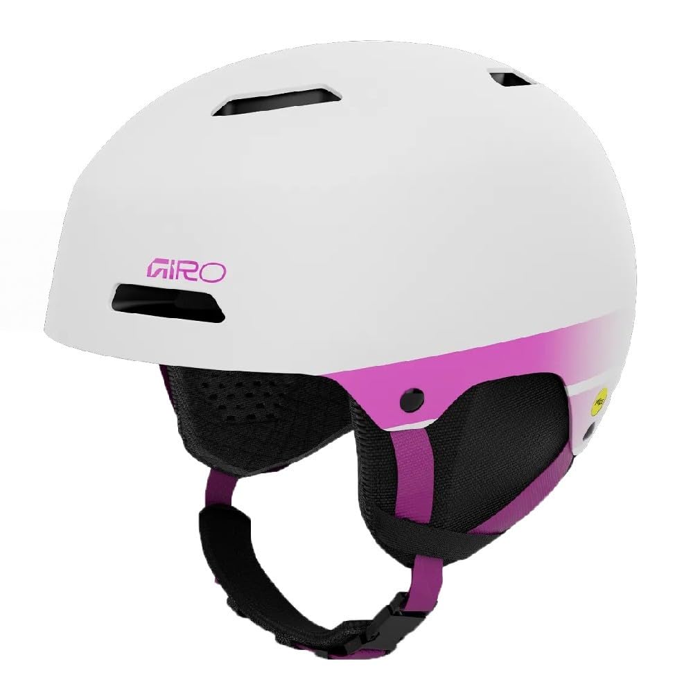 Giro Ledge FS MIPS Snow Helmet - Matte White/Pink - Size L (59-62.5cm)
