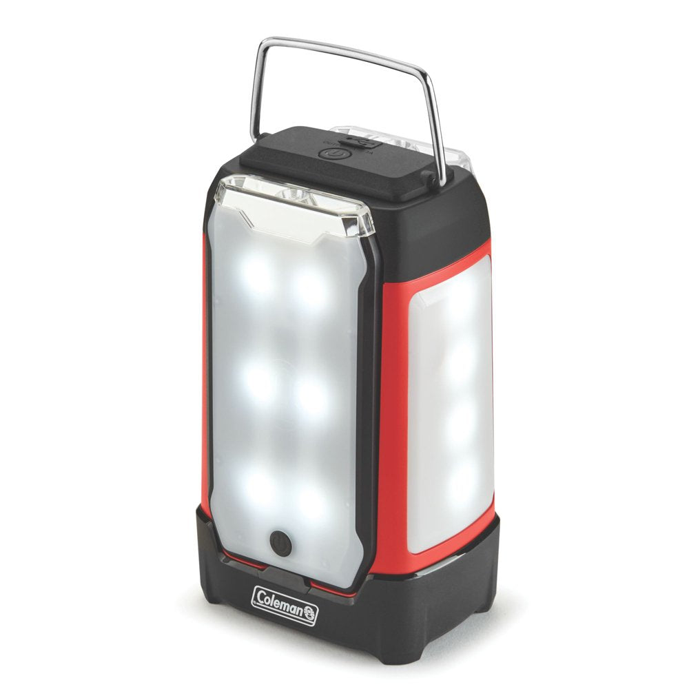 Coleman Duo Pro 2000032683 LED Lantern 2 take-Along Flashlight Panels , Black and Red, 400 Lumen