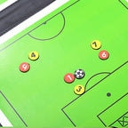 Soccer Coaching Board Soccer Coaches Clipboard Tactical Magnetic Board Kit With Dry Erase, Marker Pen And Zipper Bag (Football B