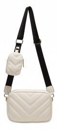 Adisa WomenS Girls Cross Body Sling Messenger Bag With Pouch (Sl8127_Off White)