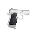 Hogue Overmolded Rubber Grip For Kimber Micro 9 (Ambi Safety) With Finger Grooves, Black - 39080