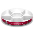 Fremont Die NFL Arizona Cardinals Party Platter, 14.5 Diameter, 14.5 Diameter, White/Team Colors