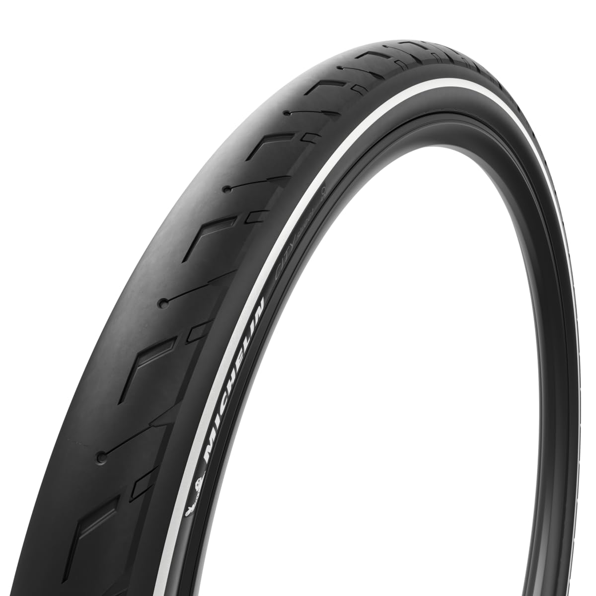 Michelin City Street 700x35C Clincher E-Bike Tire with MAGI-X Compound, Reinforced City Shield Casing, Wet Weather Siping, Punct