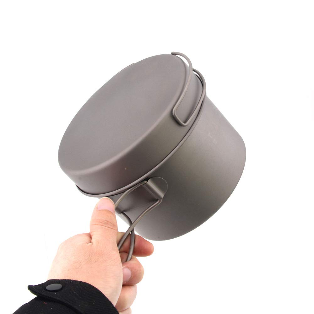 Toaks Titanium 1300Ml Pot With Pan