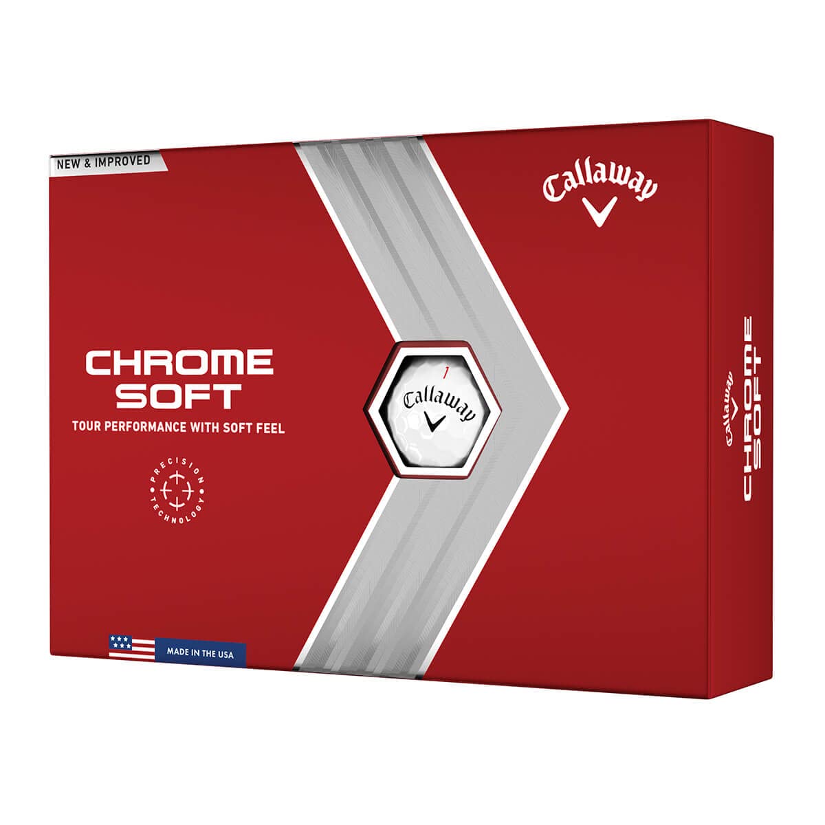 Callaway Golf 2022 Chrome Soft Golf Balls, White