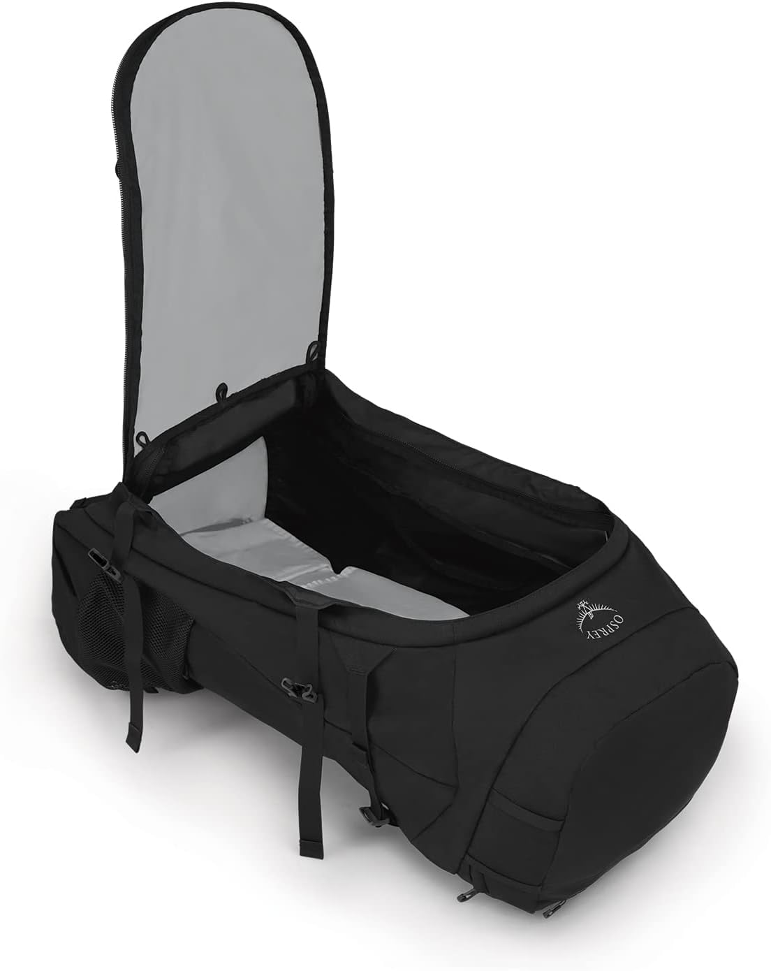 Osprey Farpoint Trek 75L Mens Travel Backpack, Black, One Size