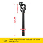 Sr Suntour Sp12 Ncx Bike Suspension Seatpost With Cover (27.2Mm X 350Mm)