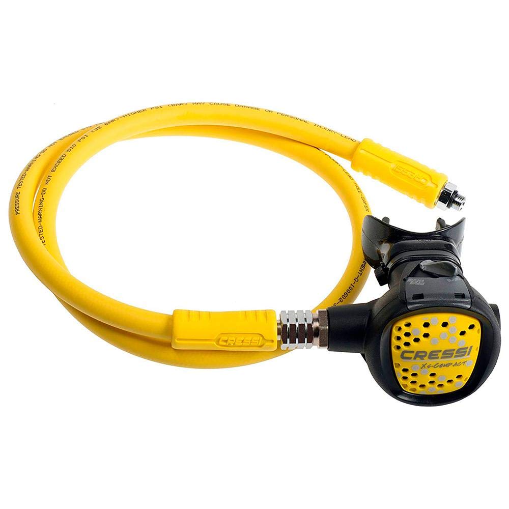 Cressi Octopus Xs-Compact, Light And Flexible Octopus For Scuba Diving, Made In Italy