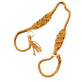 R.R.LALA Boho Macrame Yoga Mat Strap  Adjustable Cotton Yoga Mat Carrier with Wooden Rings  Handmade Yoga Sling for Women  Mu