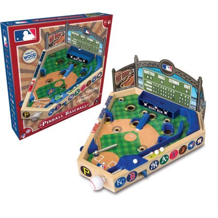 Merchant Ambassador Mlb Wooden Pinball Baseball Game 14 X 12 X 8 Inches
