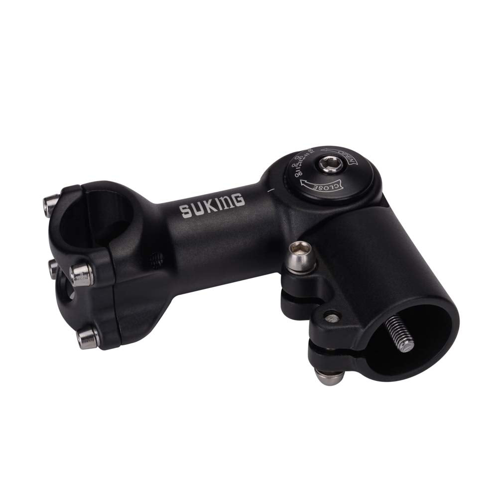 Fomtor 31.8 Adjustable Stem 0~90 Degree 80Mm Mtb Adjustable Bike Stem For 31.8Mm(1.25'') Handlebar Mountain Bike, Road Bike, Fix