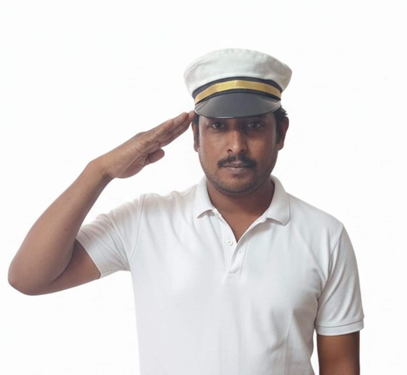 Fqzilon Captain Hat & First Hat Boating Baseball Cap Marine Sailor Navy Hats Sunshade Baseball Hats Adjustable Captain Hats For 