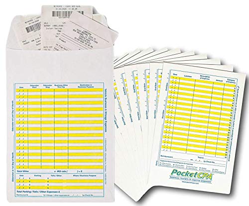 Receipts Organizer  Expense Envelopes Receipt Organizer Envelopes That Record Business Expenses, Store Receipts And Log Auto Mil