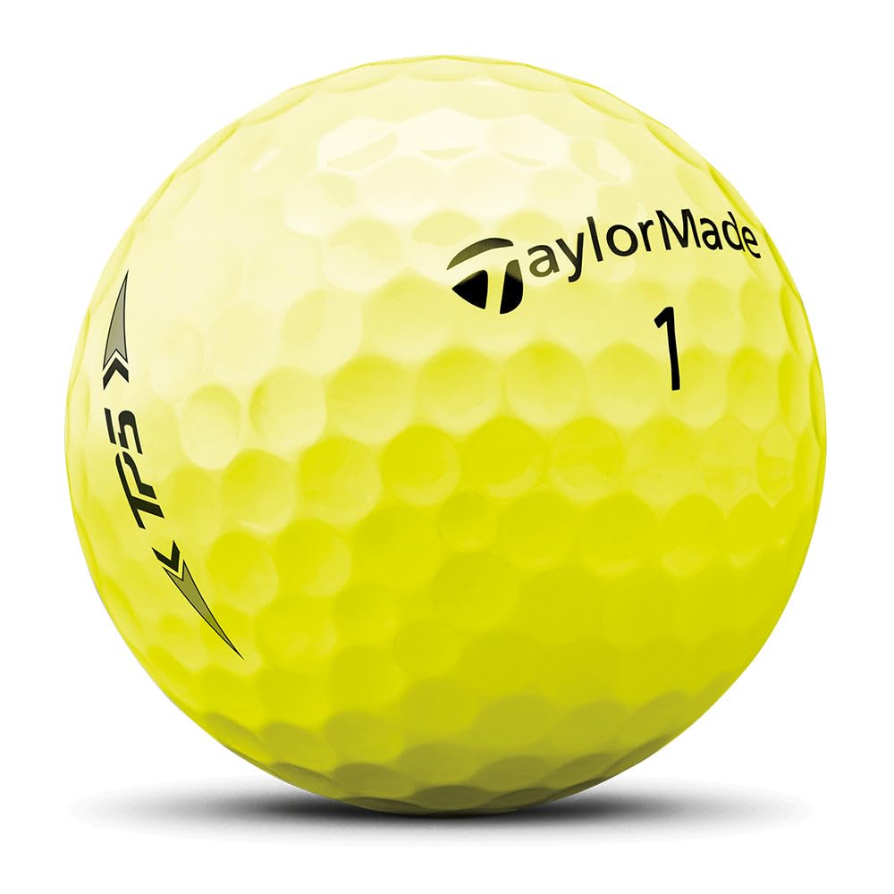Taylormade Unisexs Tp5 Yellow Golf Balls, One Size