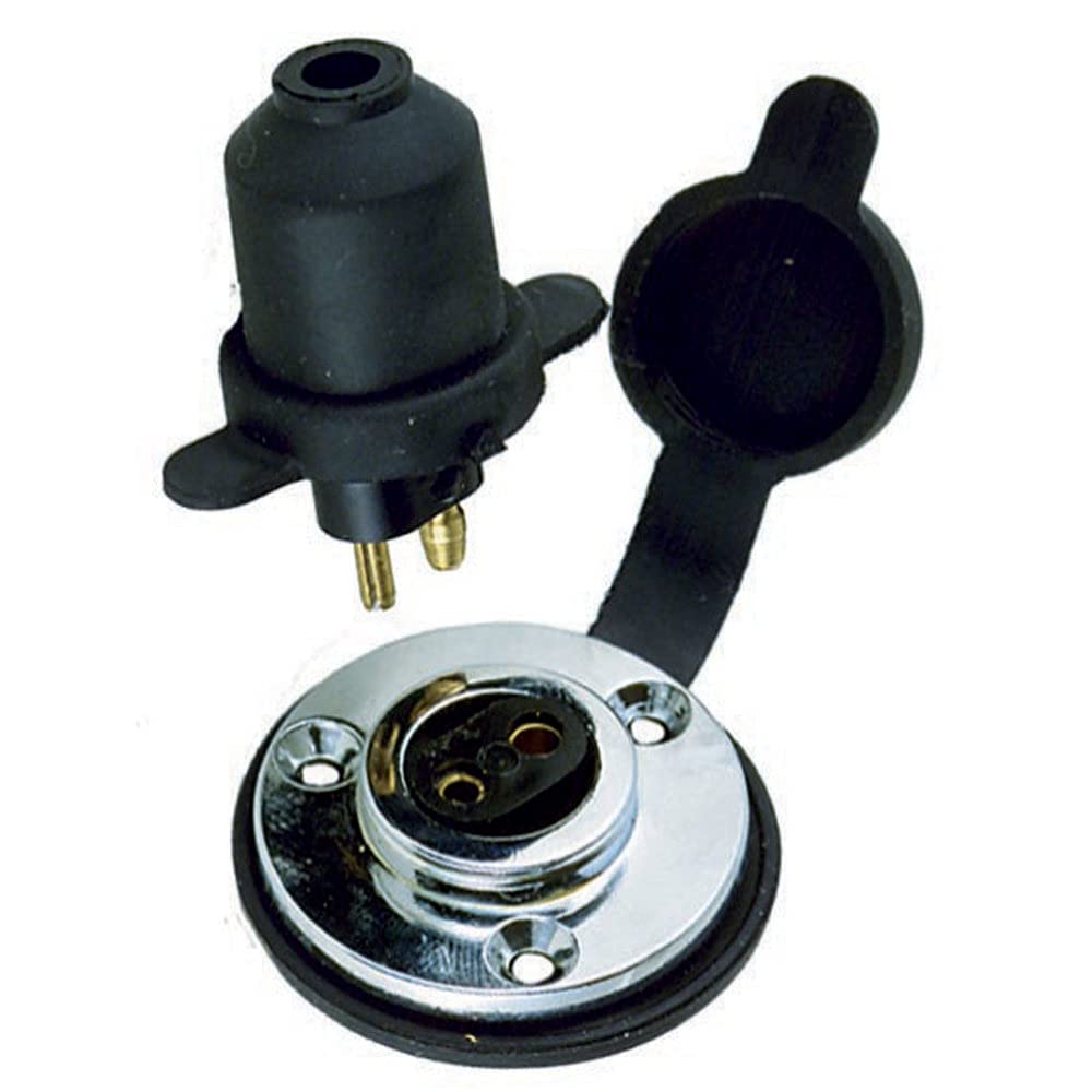 Perko 1190Dp0Chr Watertight Deck Connection ,Black