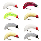 Qievcrme Fly Fishing Flies Kit 40/137Pcs Dry/Wet Flies Assortment Nyphms Popper Streamer For Trout Bass Steelhead Fish+ Fly Box