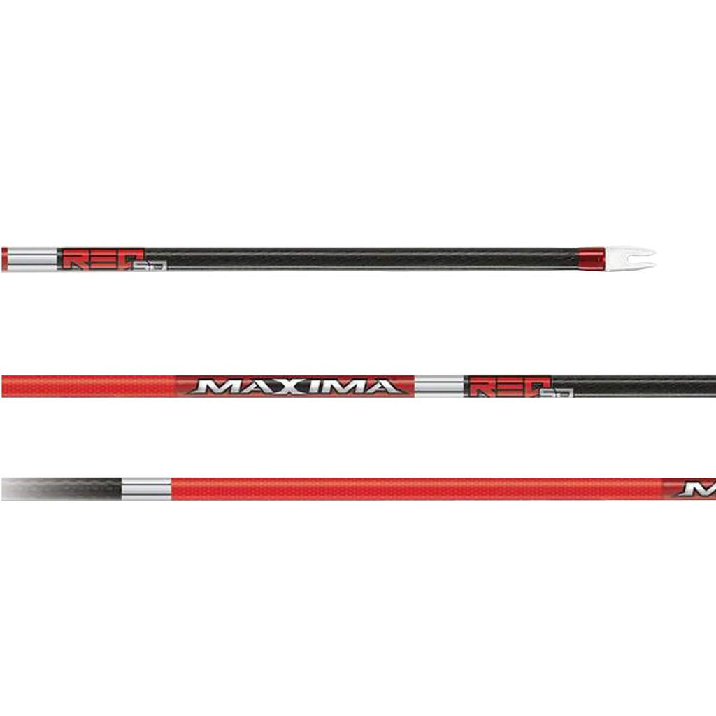 Carbon Express Maxima Red Sd 350 Shafts - 12Pk, Black
