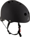 Triple Eight The Certified Sweatsaver Helmet For Skateboarding, Bmx, And Roller Skating, Black Rubber, X-Small / Small