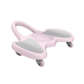 CALANDIS Ab Training Slider Quiet Rollers Wheeled Main 4 Wheel Stability Core Workout Sliding Board for Beginners Pink