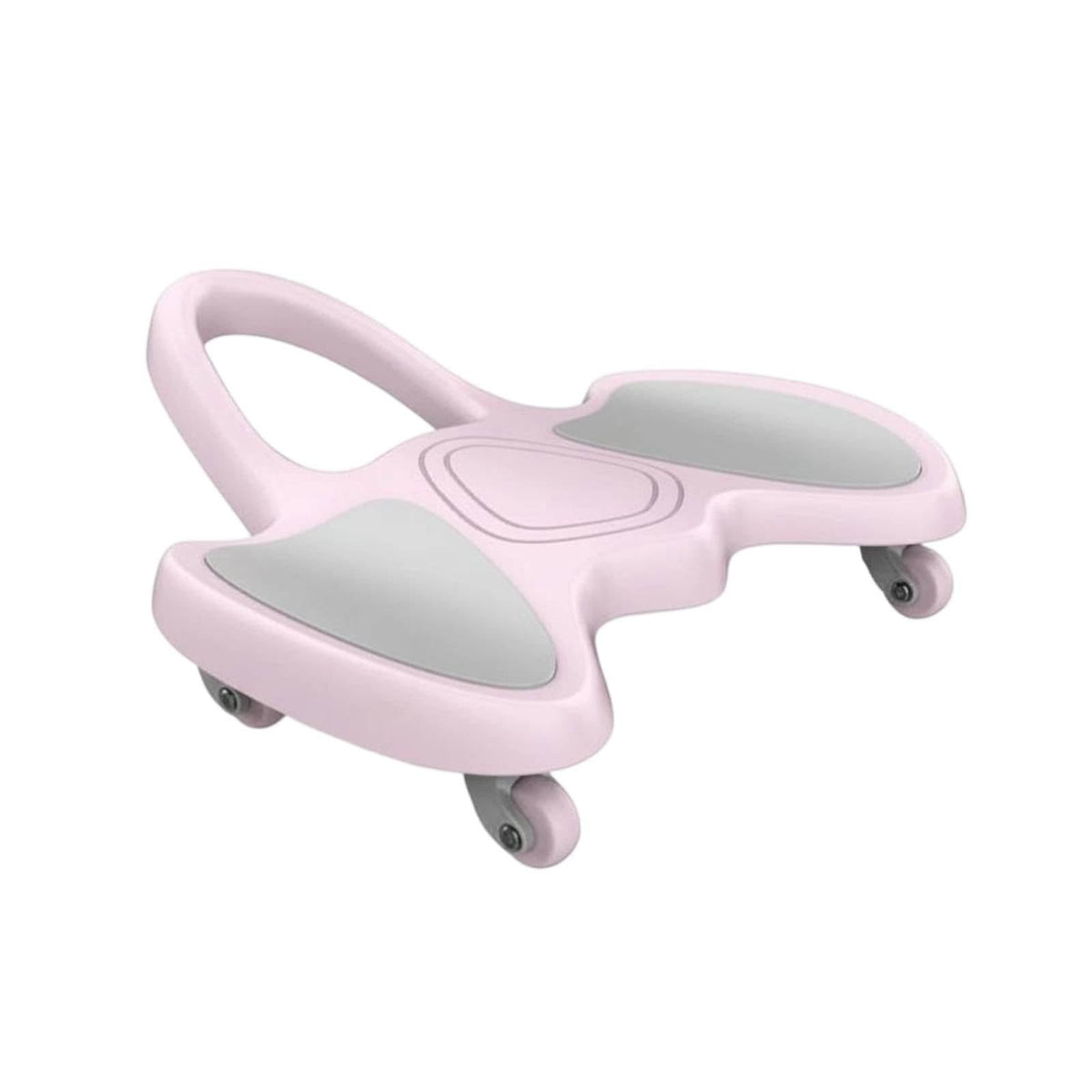 CALANDIS Ab Training Slider Quiet Rollers Wheeled Main 4 Wheel Stability Core Workout Sliding Board for Beginners Pink