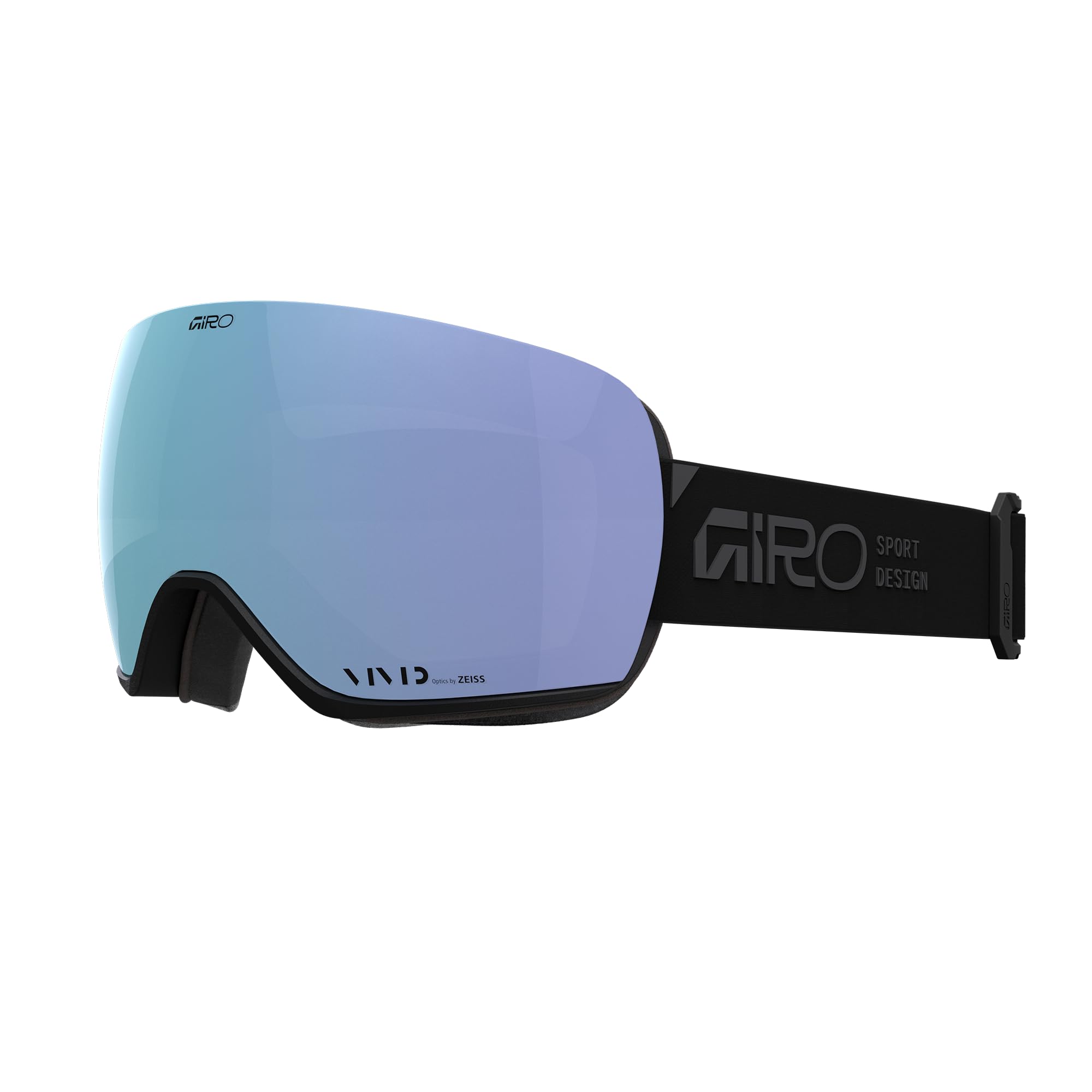 Giro Article II Ski Goggles - Snowboard Goggles for Men, Women, Youth - Black Stacked - Vivid Royal & Vivid Infrared