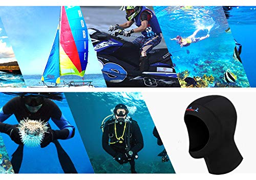 Miocloth Diving Hood Cap Neoprene Scuba Snorkeling Wetsuit Hood Surf Divers Hat For Men Women