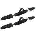 Scuba Choice Scuba Diving Universal Fin Spring Heel Strap With Quick Release Buckles (Pair), Medium,Black