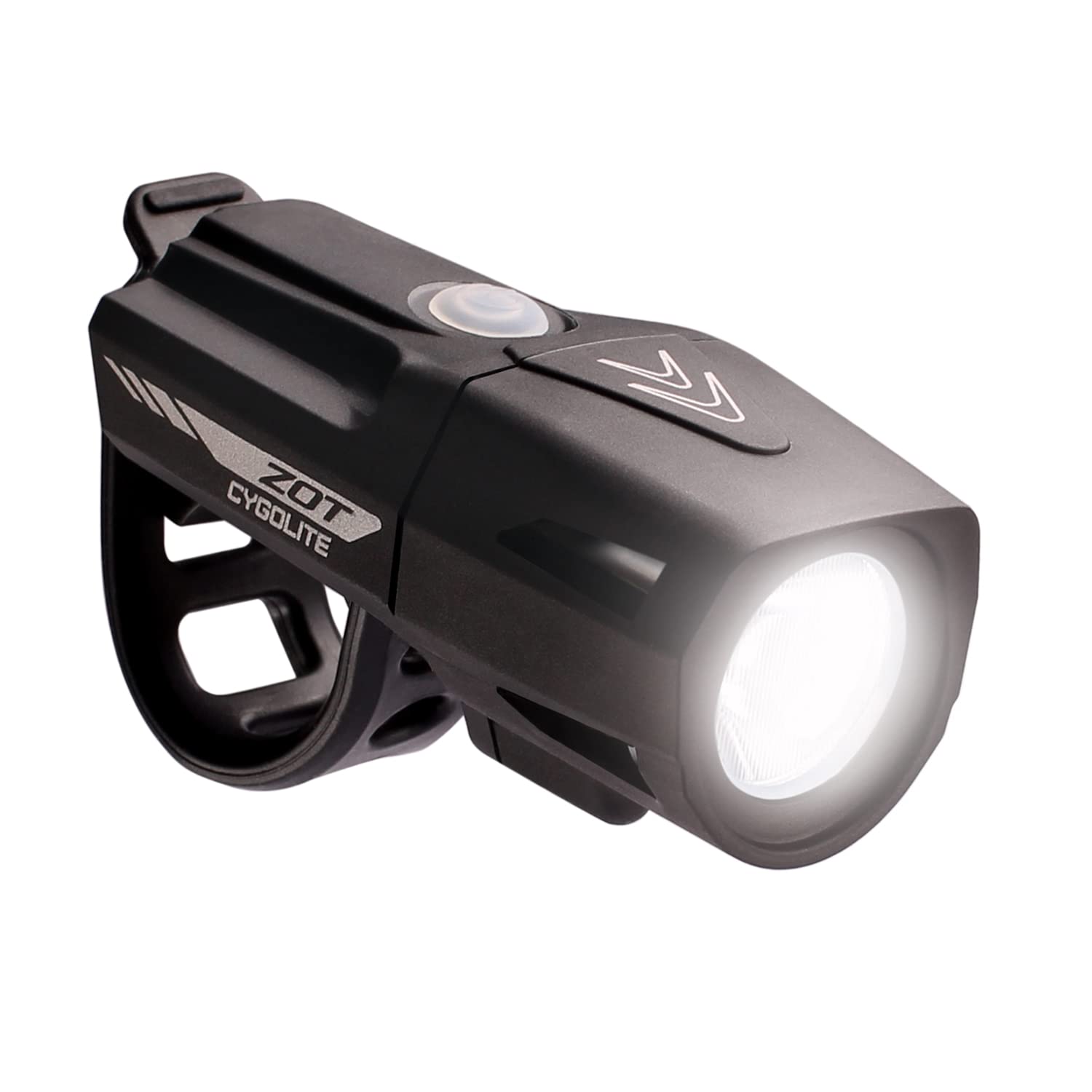 Cygolite Zot- 450 Lumen Bike Light- 5 Night & 2 Daytime Modes- Sleek Durable Design- IP67 Waterproof- Sturdy Flexible Mount- USB