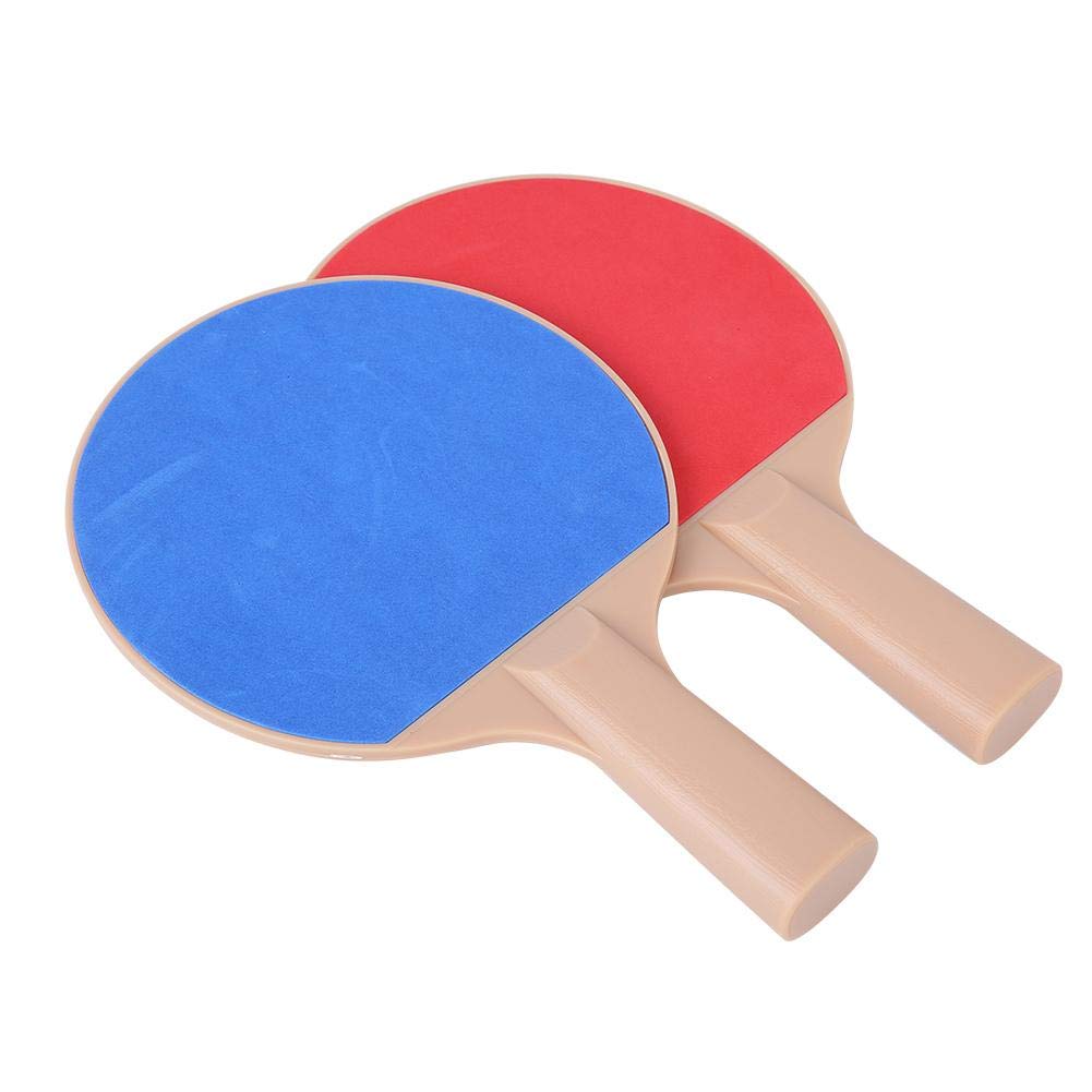 Children Table Tennis Paddle, Plastic Elasticity Racket Kids Pong Paddle Outdoor Sport Table Tennis Practice Bat Kit