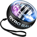 Spadera Wrist Trainer Power Gyro Ball with LED Lights, Hand and Forearm Strengthener, Gyroscopic Exerciser for Muscle, Finger an