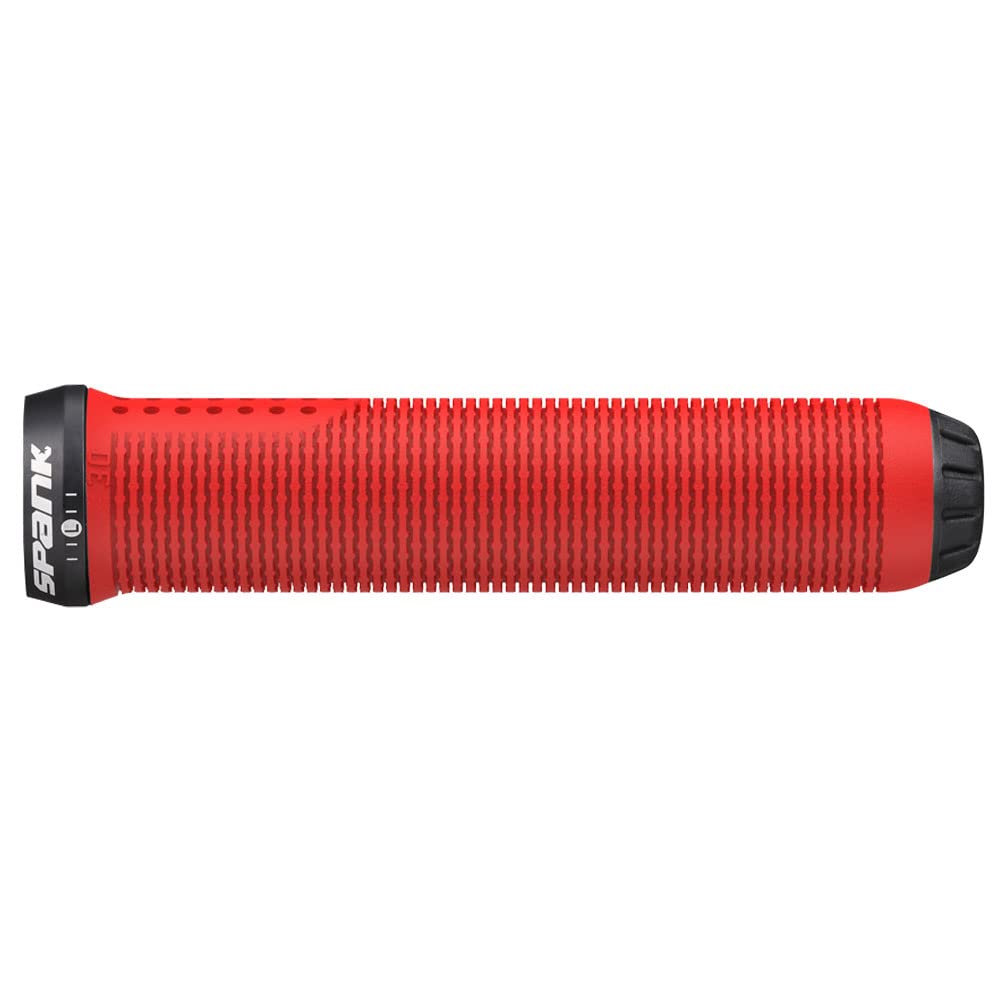 Spank Spike Grip 33 Mm (Red), Bicycle Handle Bar, Comfortable Non-Slip Bike Handle Grips, Bicycle Handlebar Grips, Soft Non-Slip