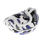 Seacloud Golf Head Cover Small Size Pu Leather Camouflage Style Mallet Putter Headcover Designed For Smaller Mallet - Gray