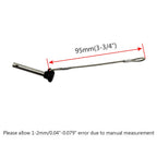 Nrc&Xrc Stainless Bimini Top Dia 3/16'' Pull Pins Length 1.5'', Usable Length 1'', Bimini Top Pin, Marine Hardware Bimini Top Pi
