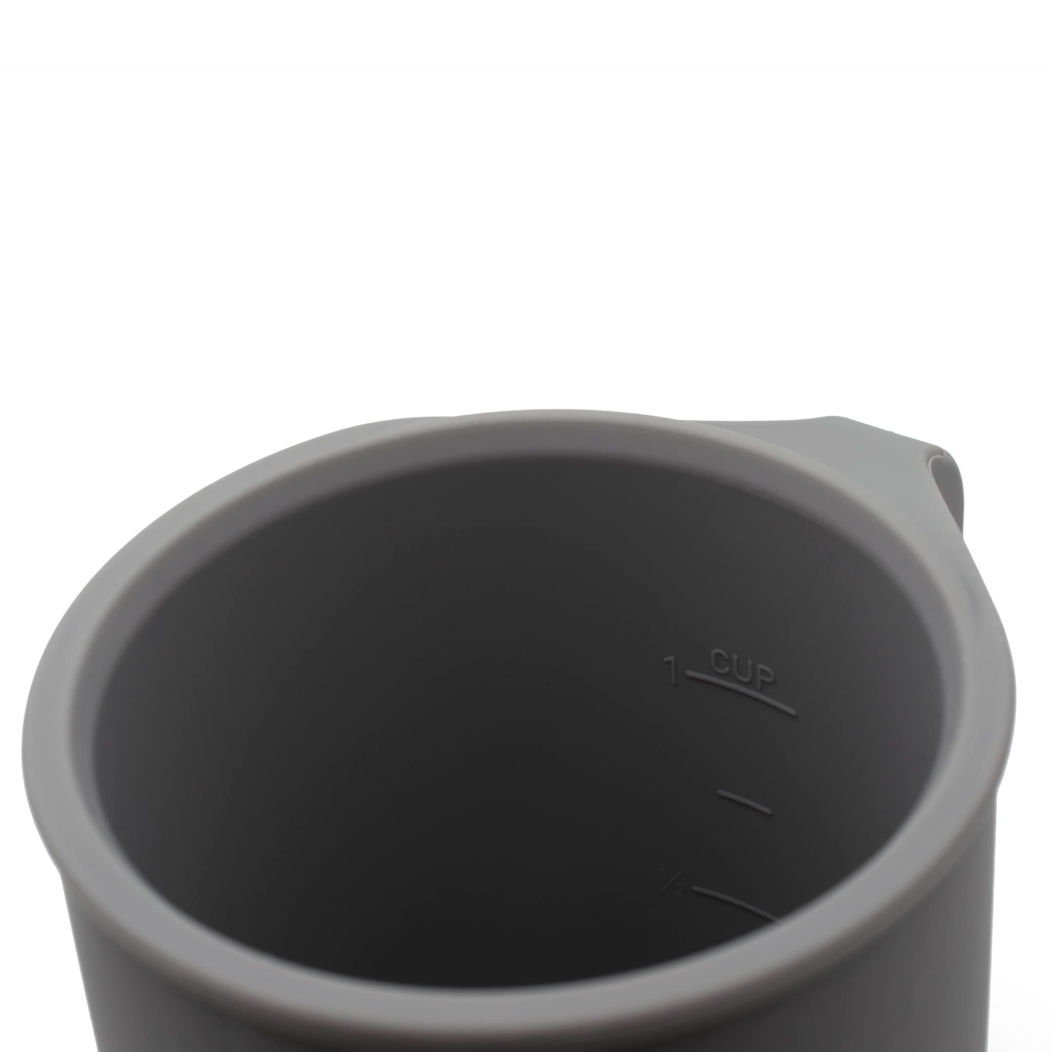 Myott Silicone Coffee Cup - Food Grade Silicone Camping Mug With Handle - Portable, Collapsible Coffee Mug - Bpa Free, Dishwashe