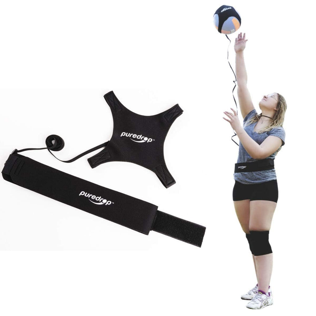 Puredrop Volleyball Training Equipment Aid Great Trainer For Solo Practice Of Serving Setting Spiking And Arm Swings Returns The